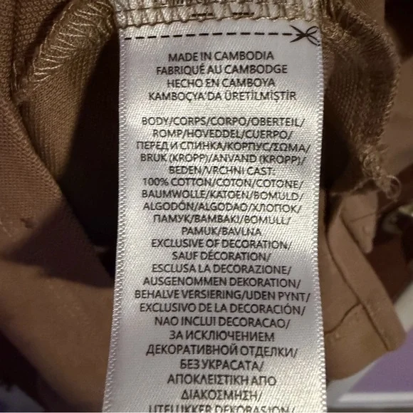 NEW Polo Ralph Lauren Tan Cotton Short Sleeve Mens Polo Shirt Size Large - Picture 9 of 9